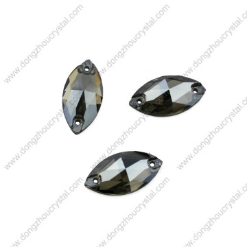 Wholesale 9*18mm Navette Sew on Stones for Dress